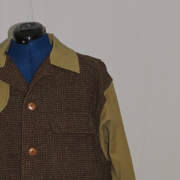 Ralph Lauren Vintage Tweed Canvas Hunting Jacket